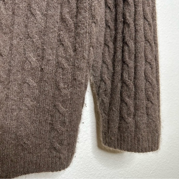 Reformation Giusta Oversized Cashmere Cardigan sweater brown small - Picture 8 of 10